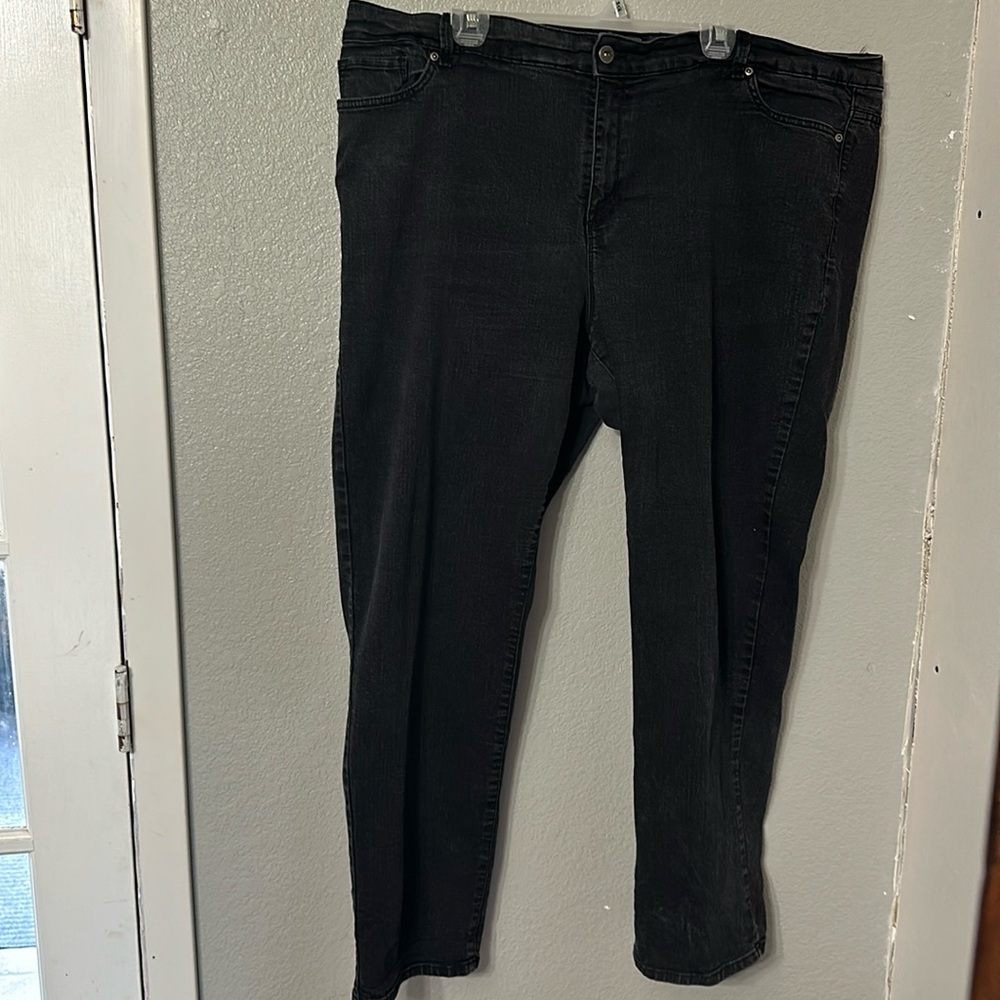 Sonoma black denim straight pants